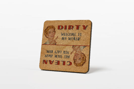 Vintage Wife Dirty Clean Dishwasher magnet – American Brand Studio