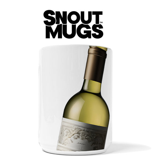 White Wine Bottle Snout Mug