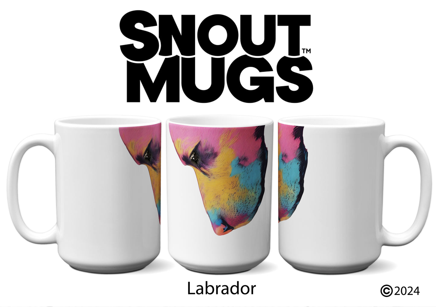 Labrador Pop Art by Snout Mugs®