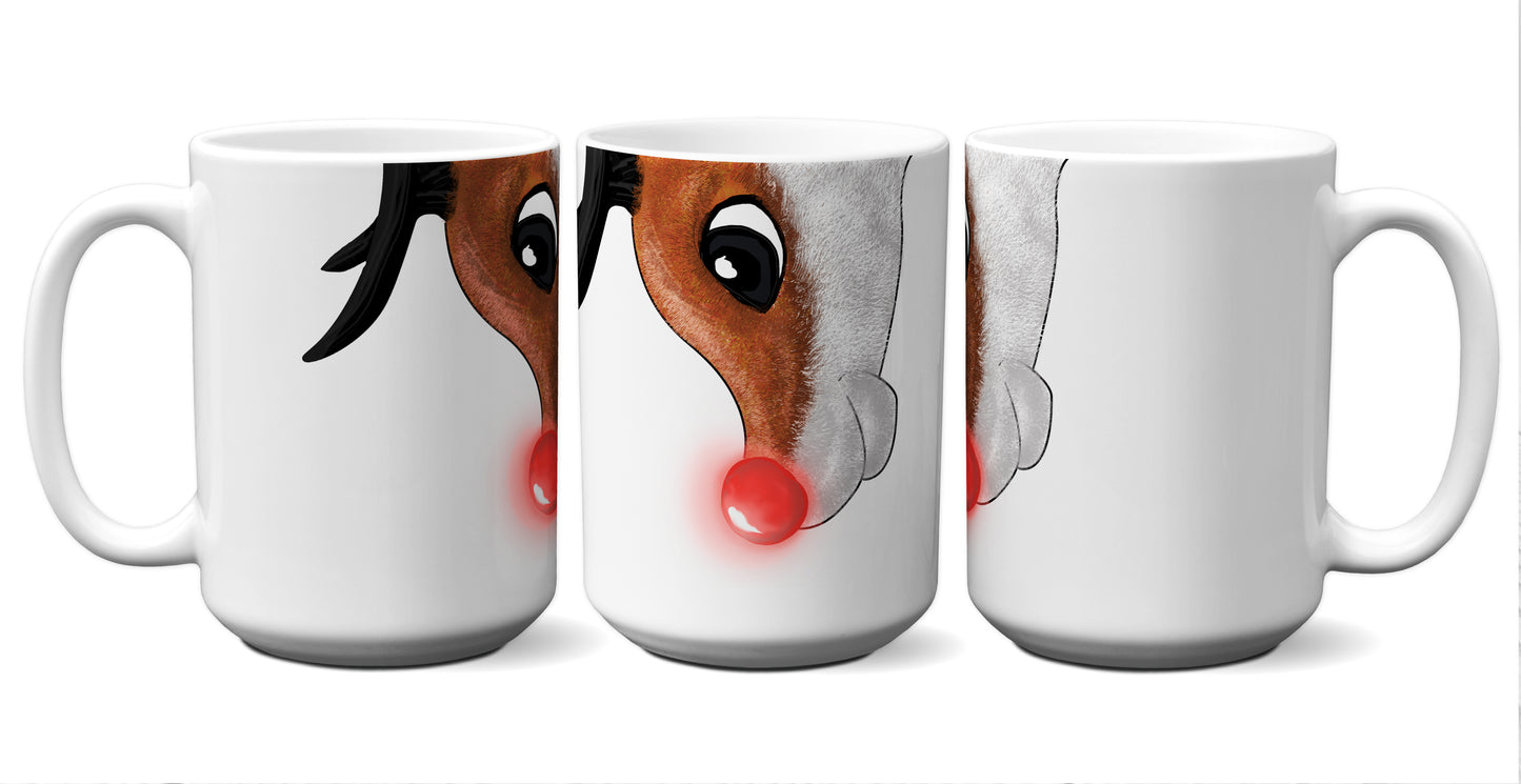 Christmas Reindeer Snout Mug