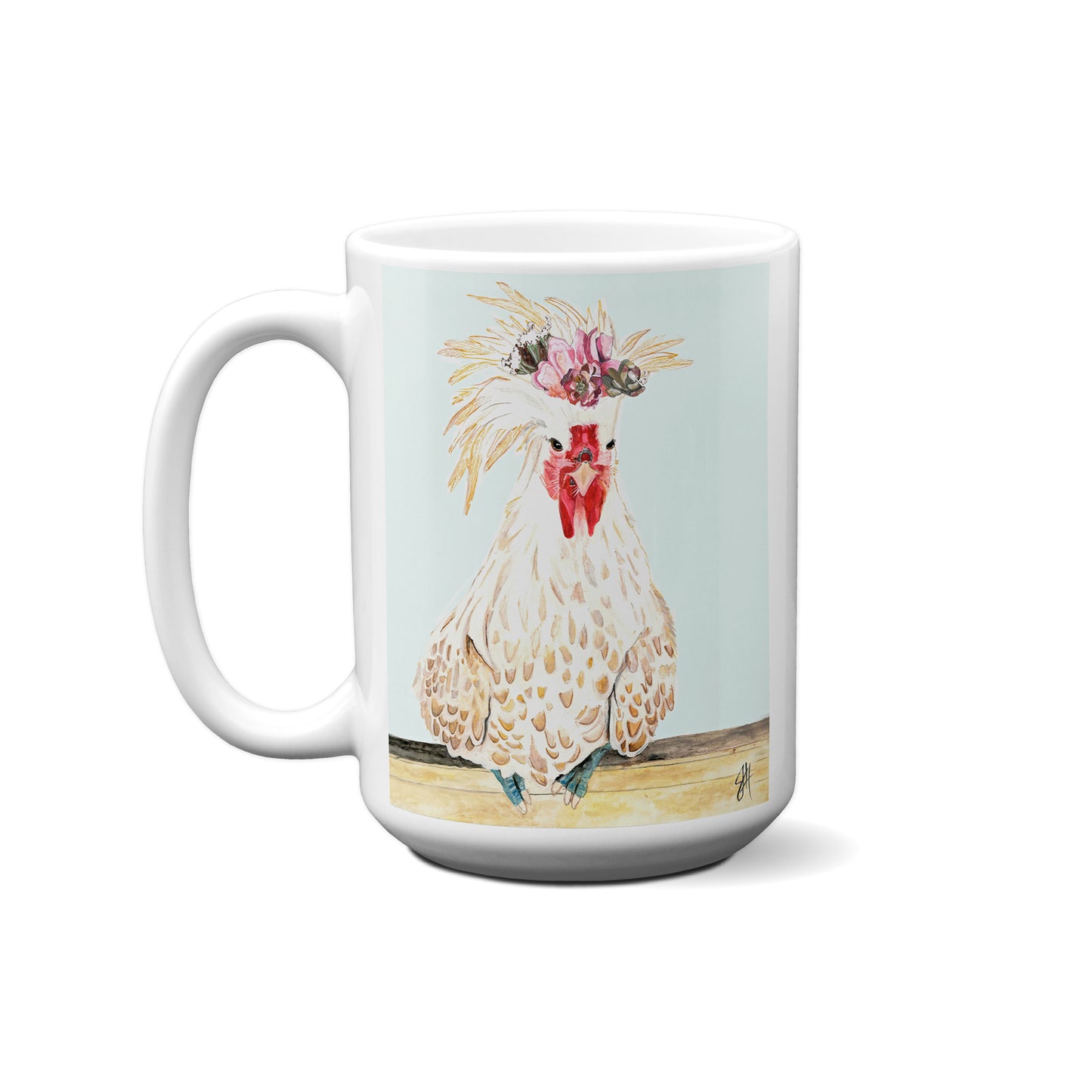 Bieber Rooster By Dolly Estelle Mug