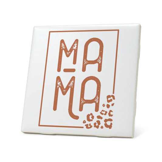 Mama animal print Graphic Coasters