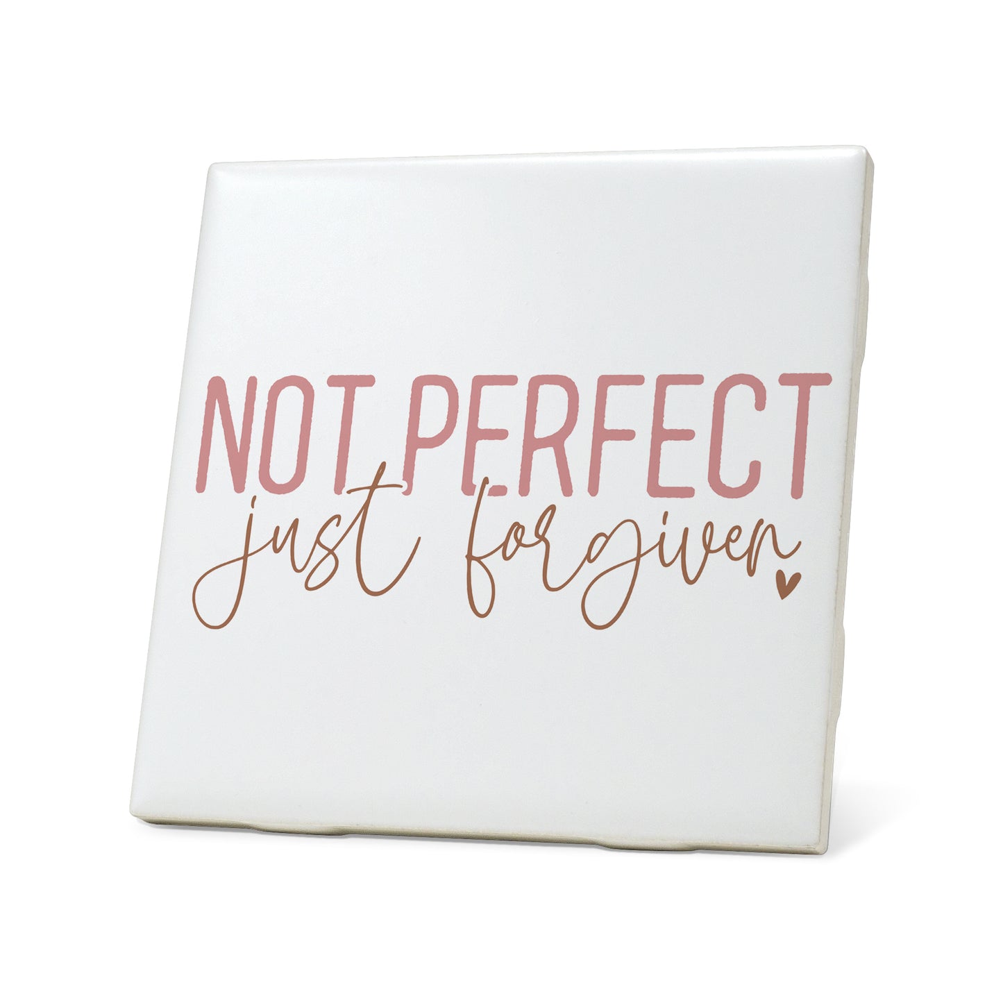 Not perfect just forgiven Graphic Coasters