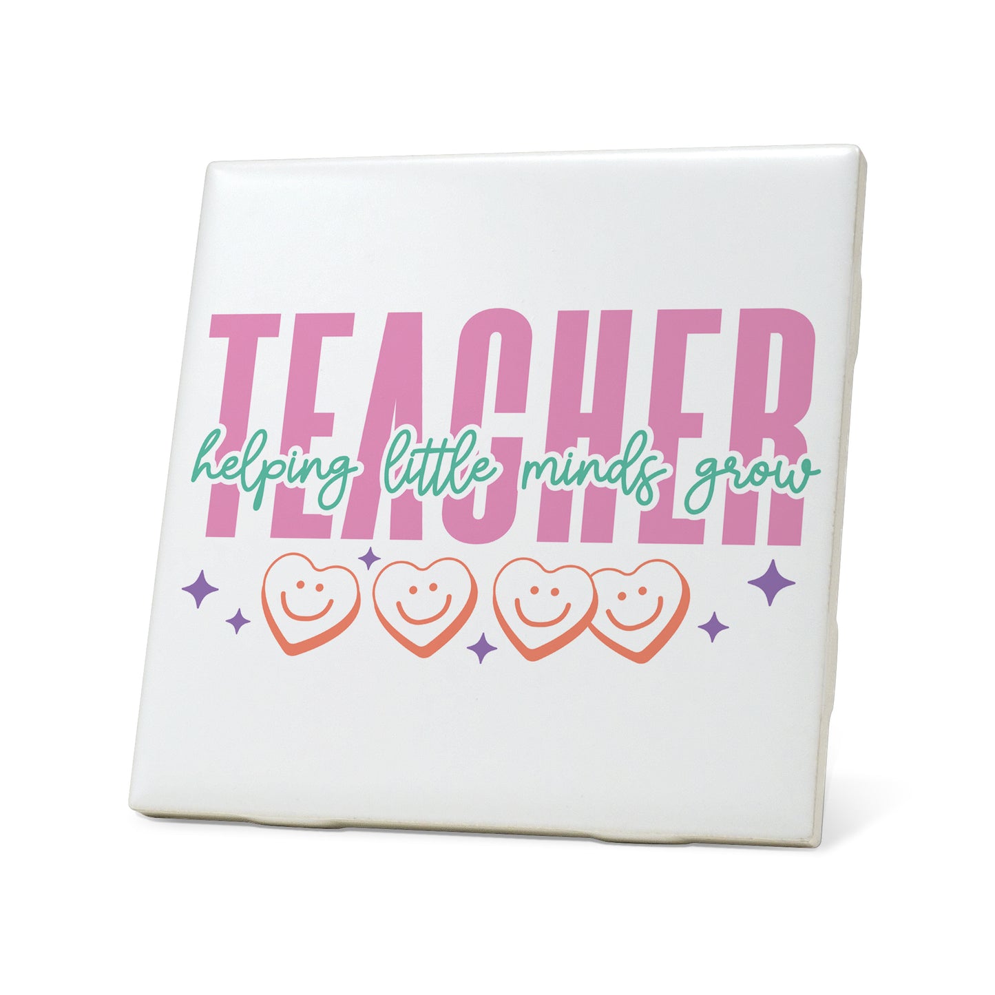 Teacher helping little minds Graphic Coasters