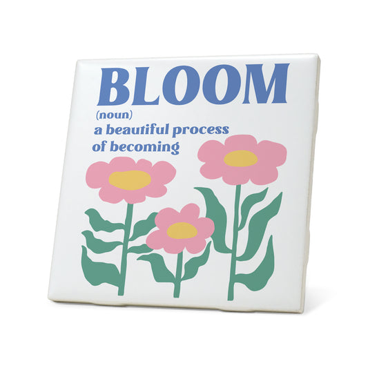 Bloom boho flower Graphic Coasters