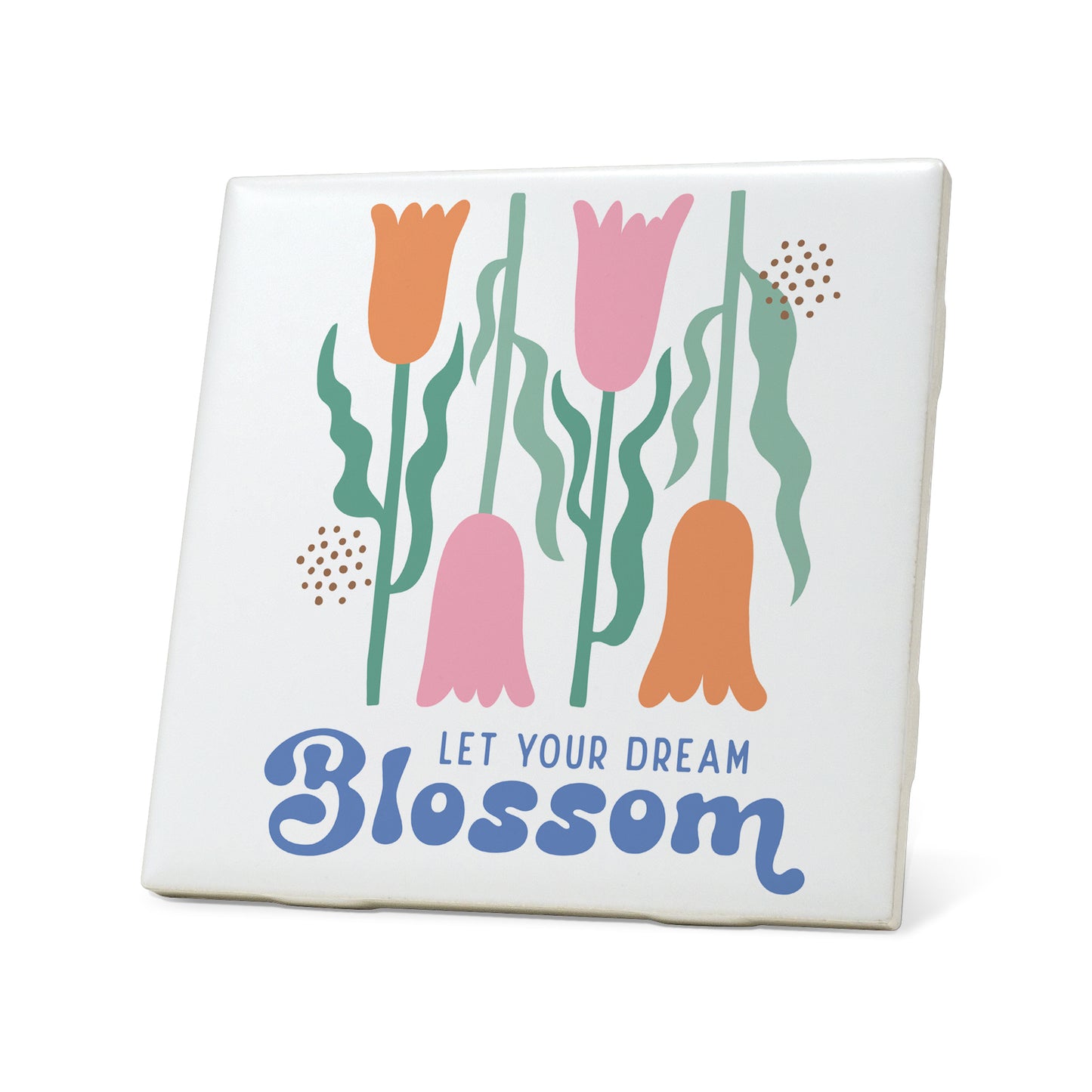 Let your dream blossom boho Graphic Coasters