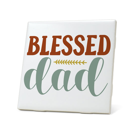 Blessed dad Graphic Coasters