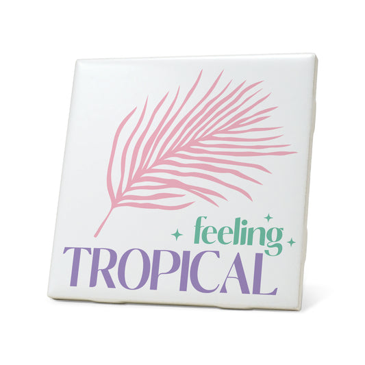 Feeling tropical Graphic Coasters