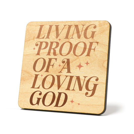 A loving God Graphic Coasters