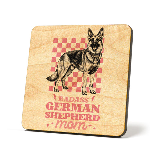 German Shepherd Mom Graphic Coasters