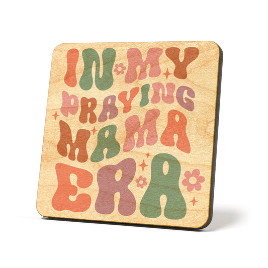 In my praying mama era Graphic Coasters