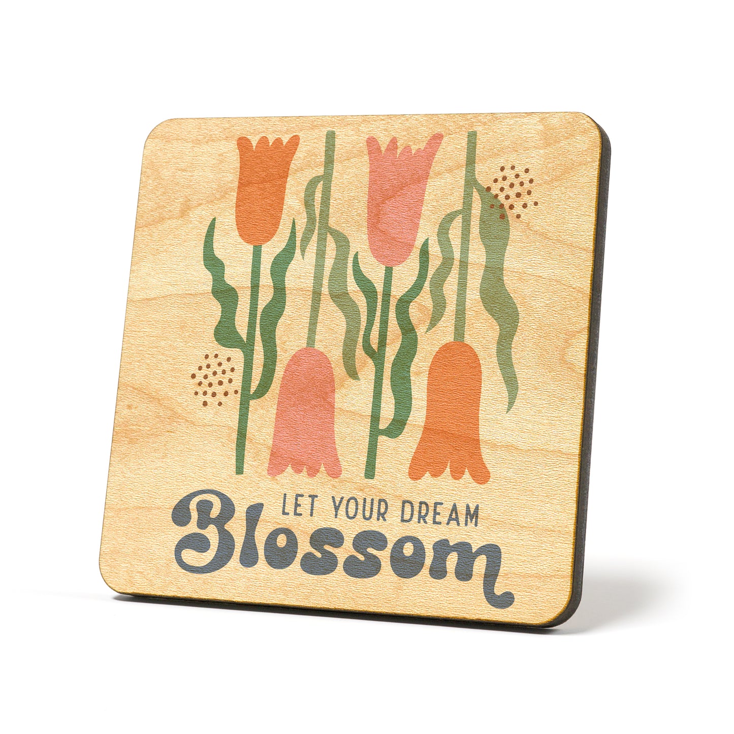 Let your dream blossom boho Graphic Coasters