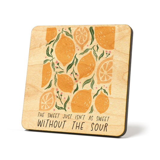 Sweet without the sour boho Graphic Coasters