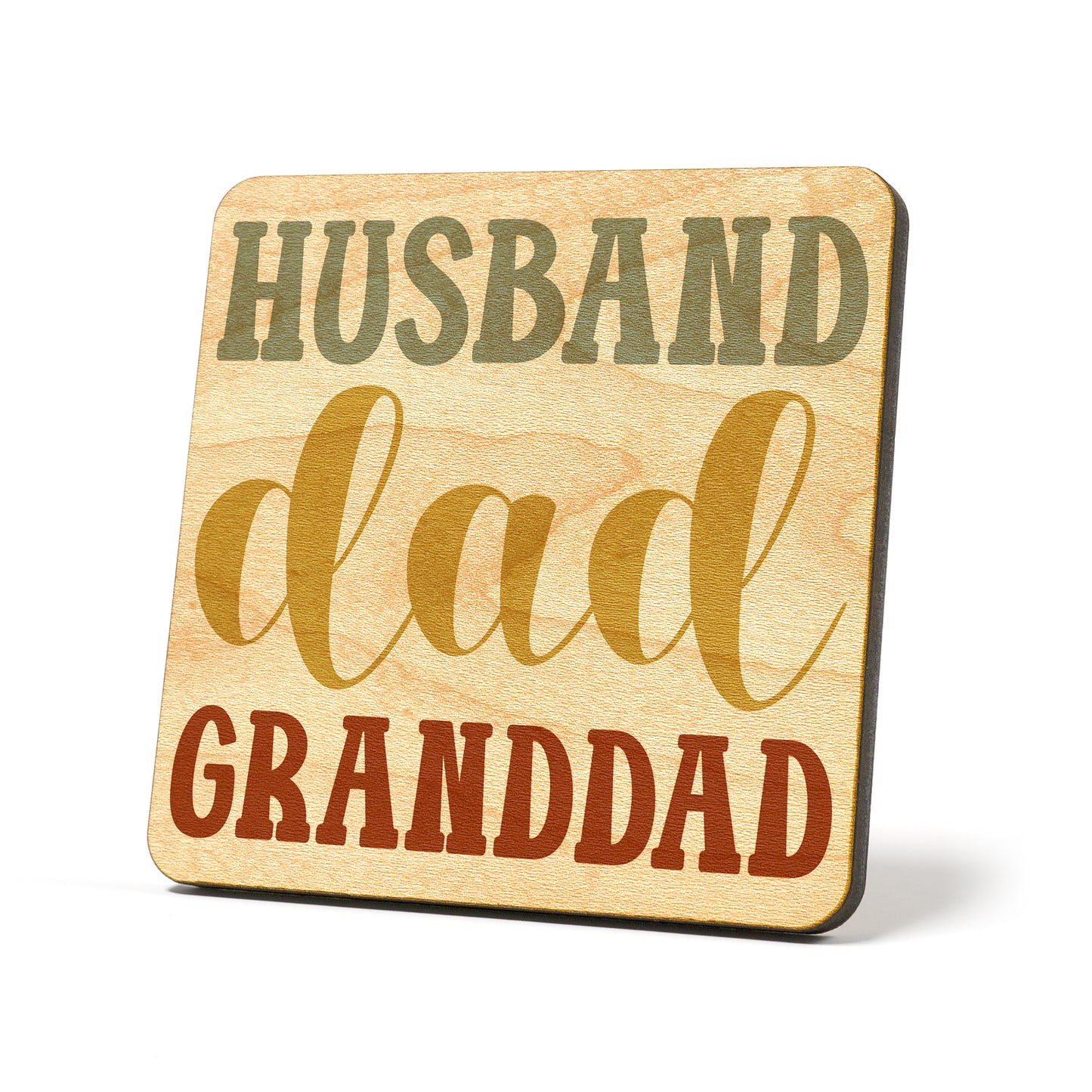 Husband dad granddad Graphic Coasters