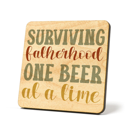 Surviving fatherhood Graphic Coasters