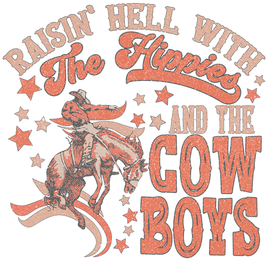 Raisin' Hell  Western Graphic Coaster