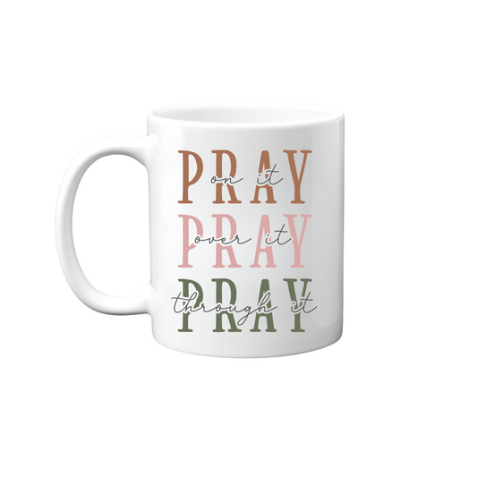 Pray x3 Mug