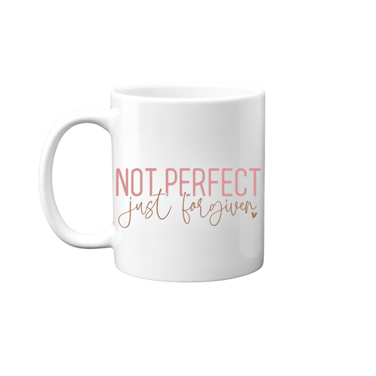 Not Perfect Just Forgiven Mug