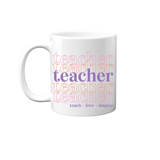 Teacher x5 Mug