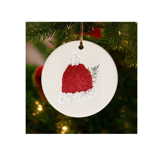 Red Stocking Cap Ornament