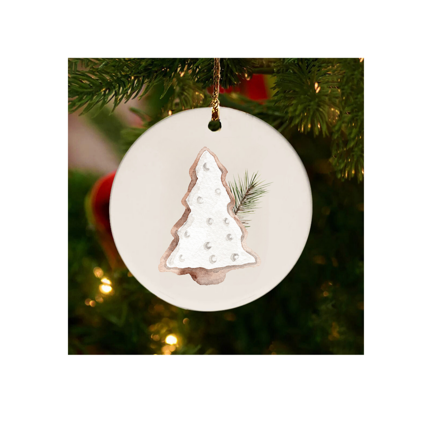 Pearl Christmas Tree Ornament