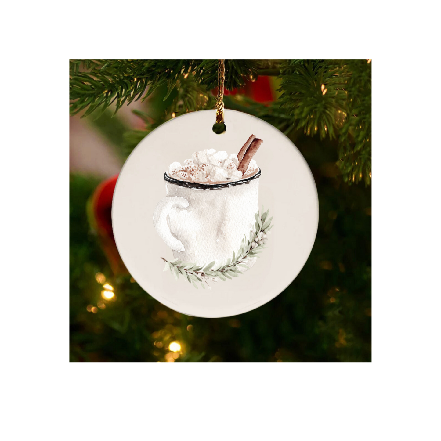 Cozy Hot Chocolate Ornament