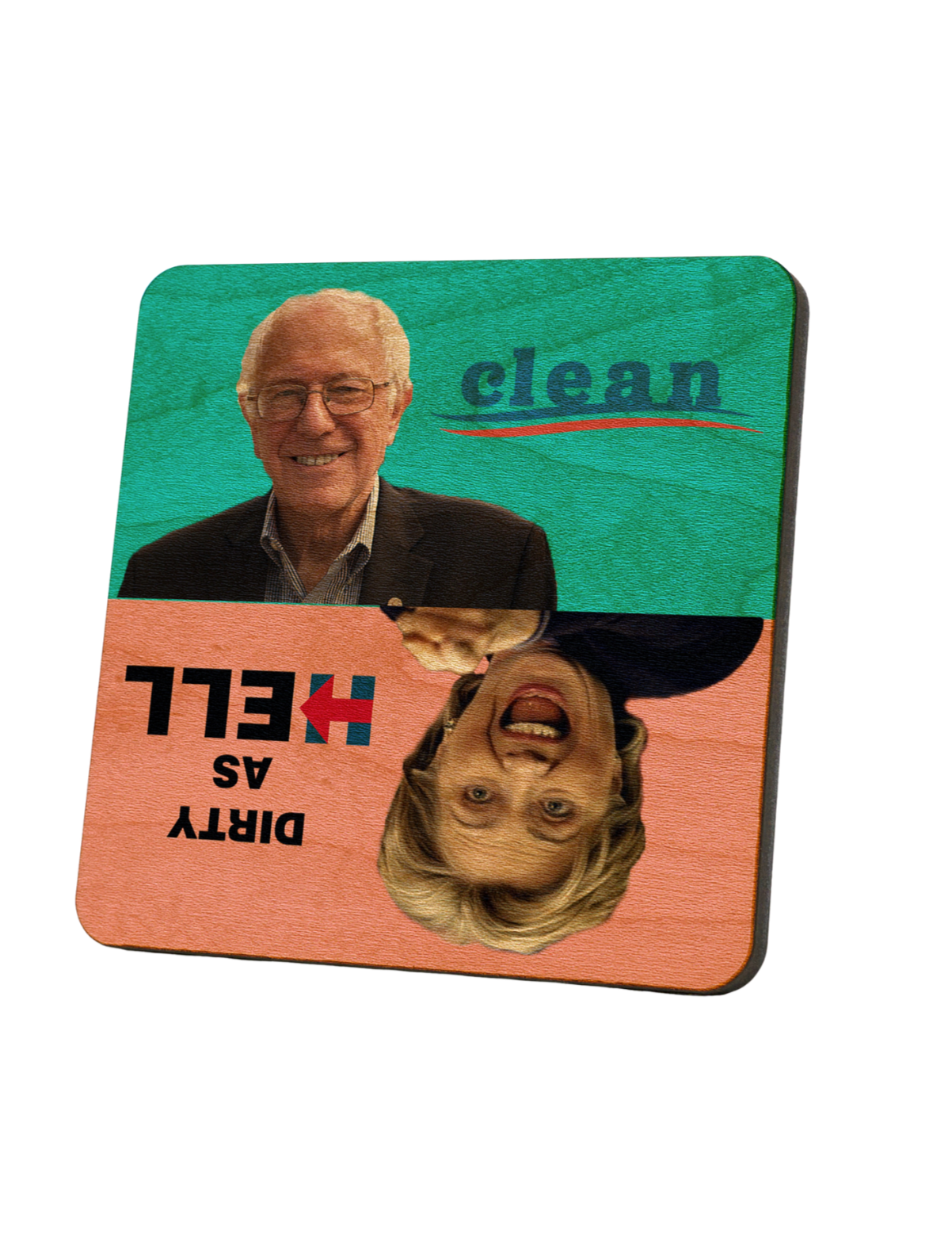 Bernie Hillary Dirty Clean Dishwasher Magnet