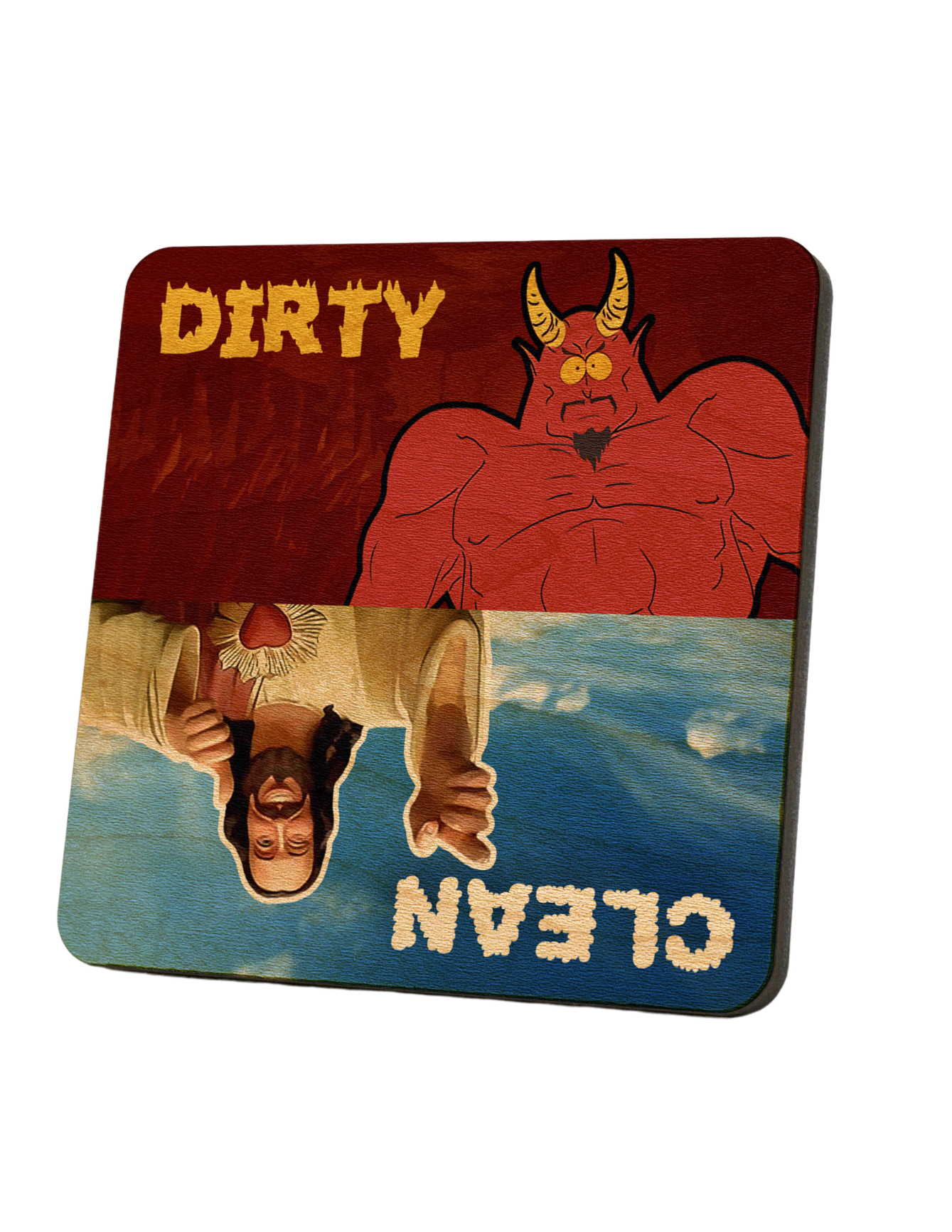 Buddy Christ Satan Dirty Clean Dishwasher Magnet