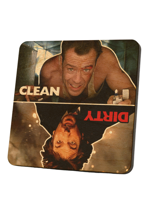 Die Hard Dirty Clean Dishwasher Magnet