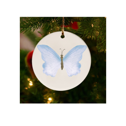 Pastel Skies Butterfly Ornament