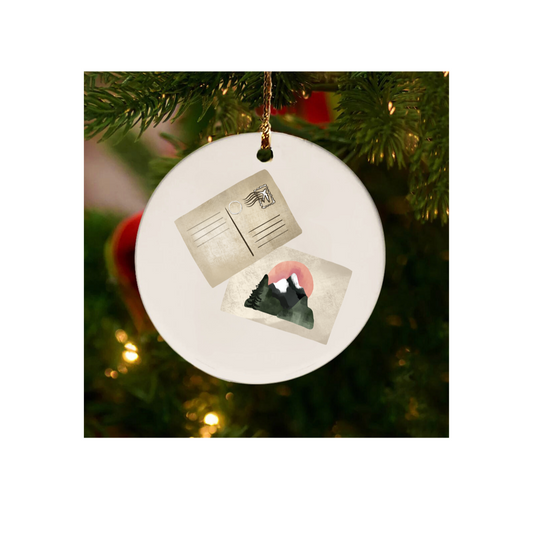 Postcard Ornament