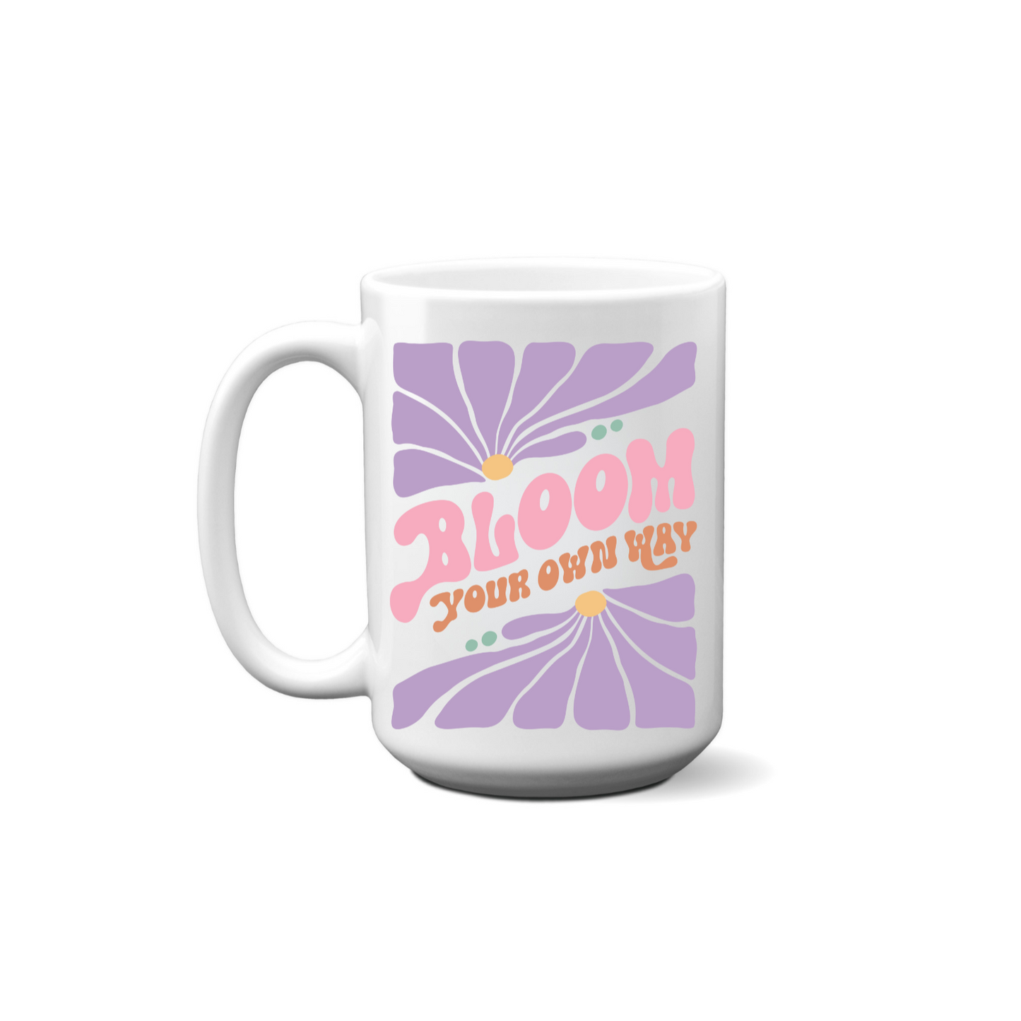 Bloom Your Own Way Boho Badge Mug