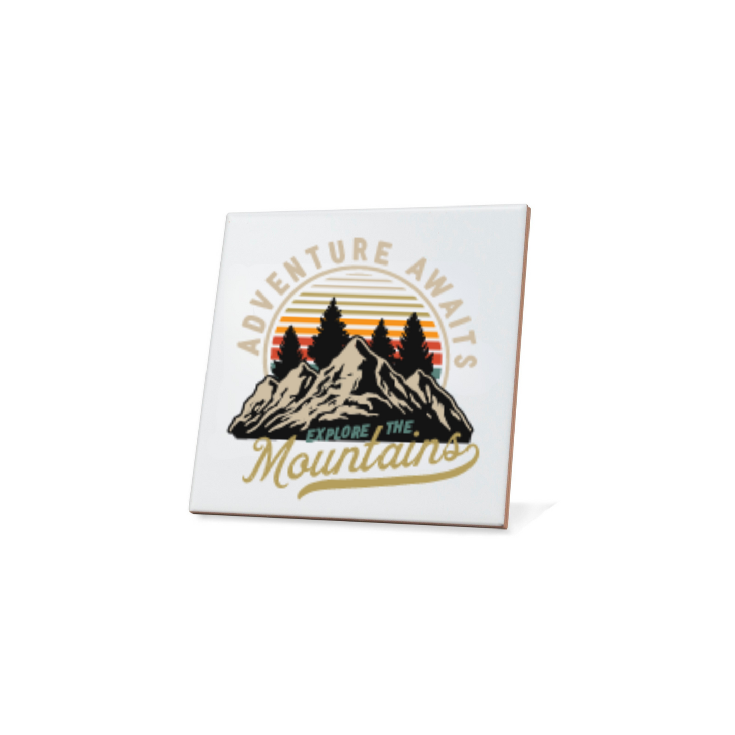 Adventure Awaits Badge Coaster