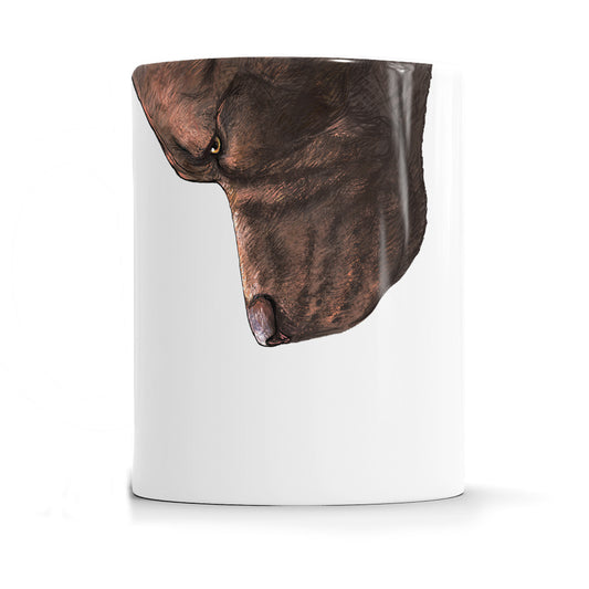 Pitbull Chocolate Snout Mug