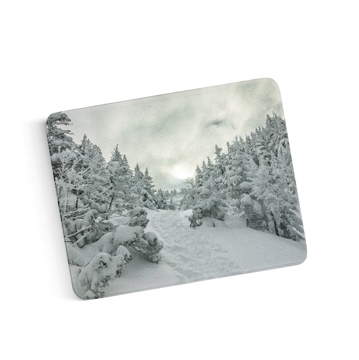 Winter on the Ammo Trail Cutting Board by Chris Whiton