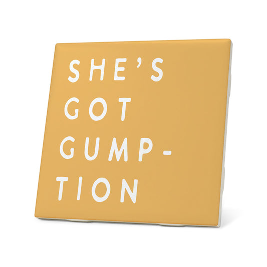 Colorblock She's Got Gumption Coaster