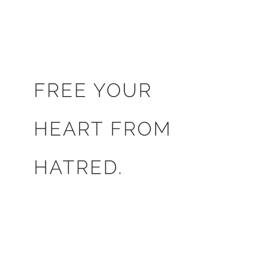 Free Your Heart From Hatred Quote Coaster