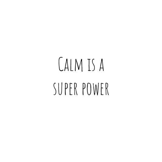 Calm Is A Superpower Quote Coaster