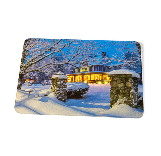 Winter Inn Cutting Board by Chris Whiton