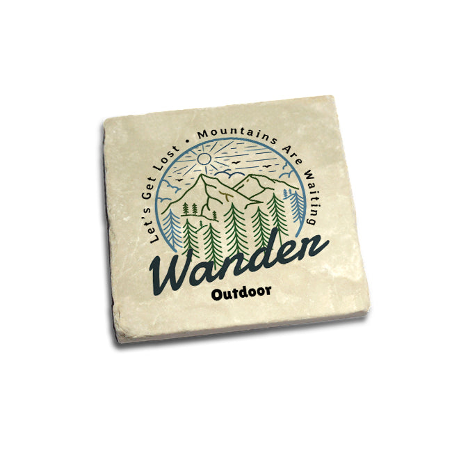 Wander Outdoor Badge Coaster