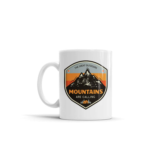 Mountains Badge Mug