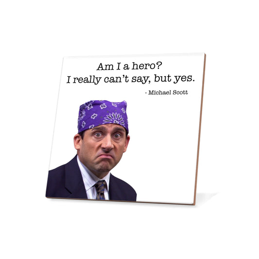 Michael Scott - Funny 4 pack Ceramic Coasters