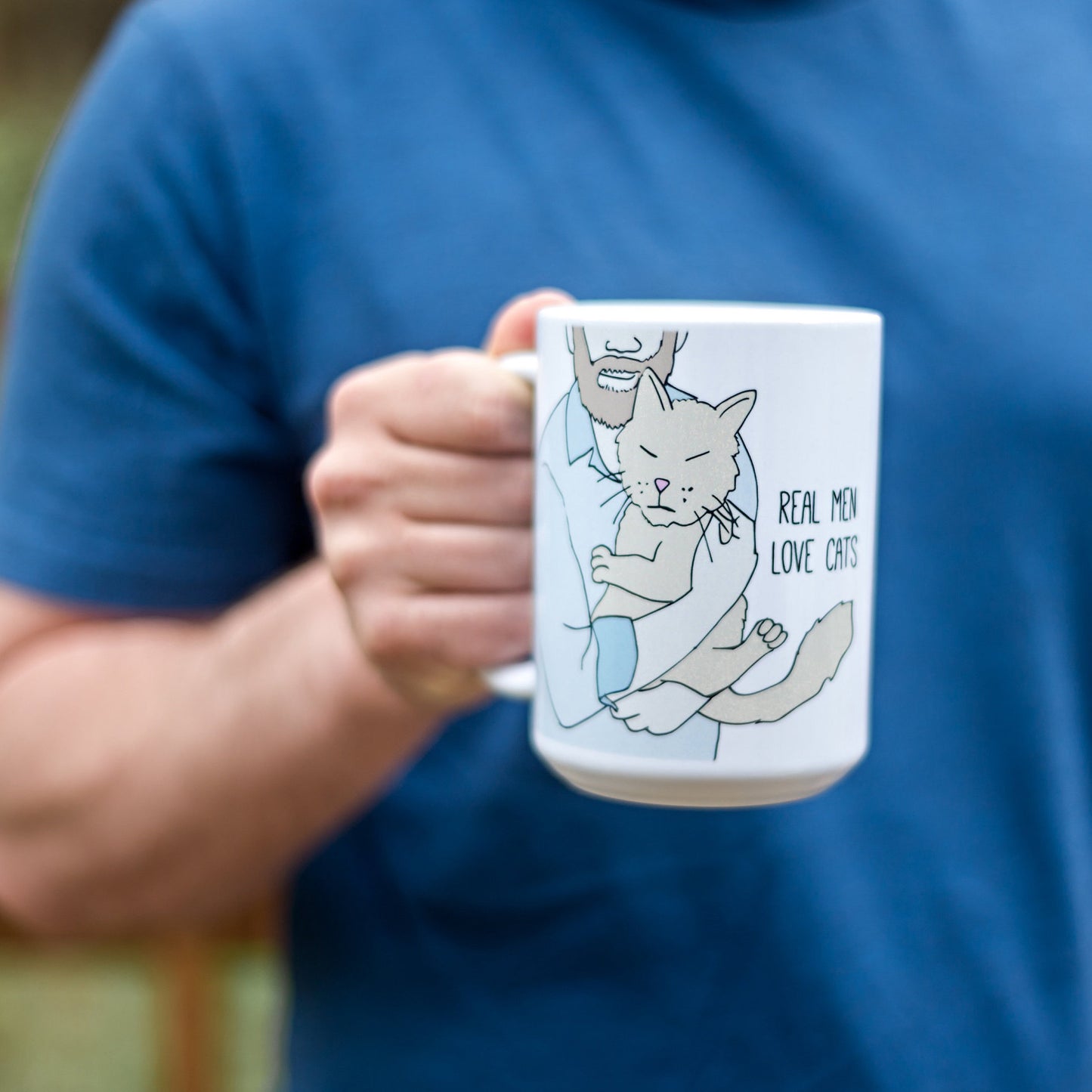 Real Men Love Cats Mug